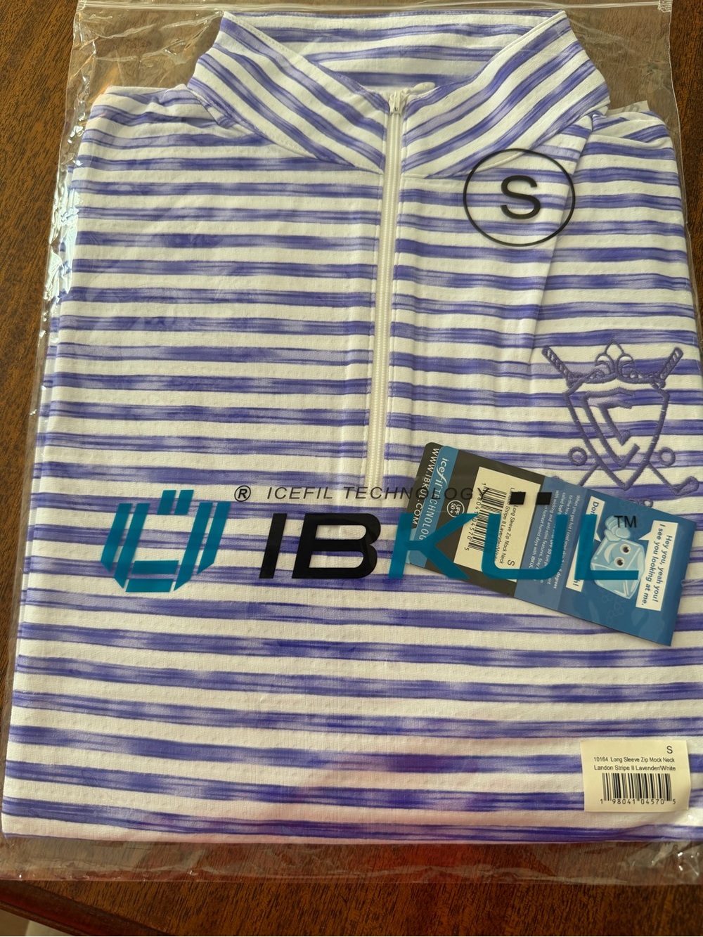 IBKUL women’s long sleeve half zip